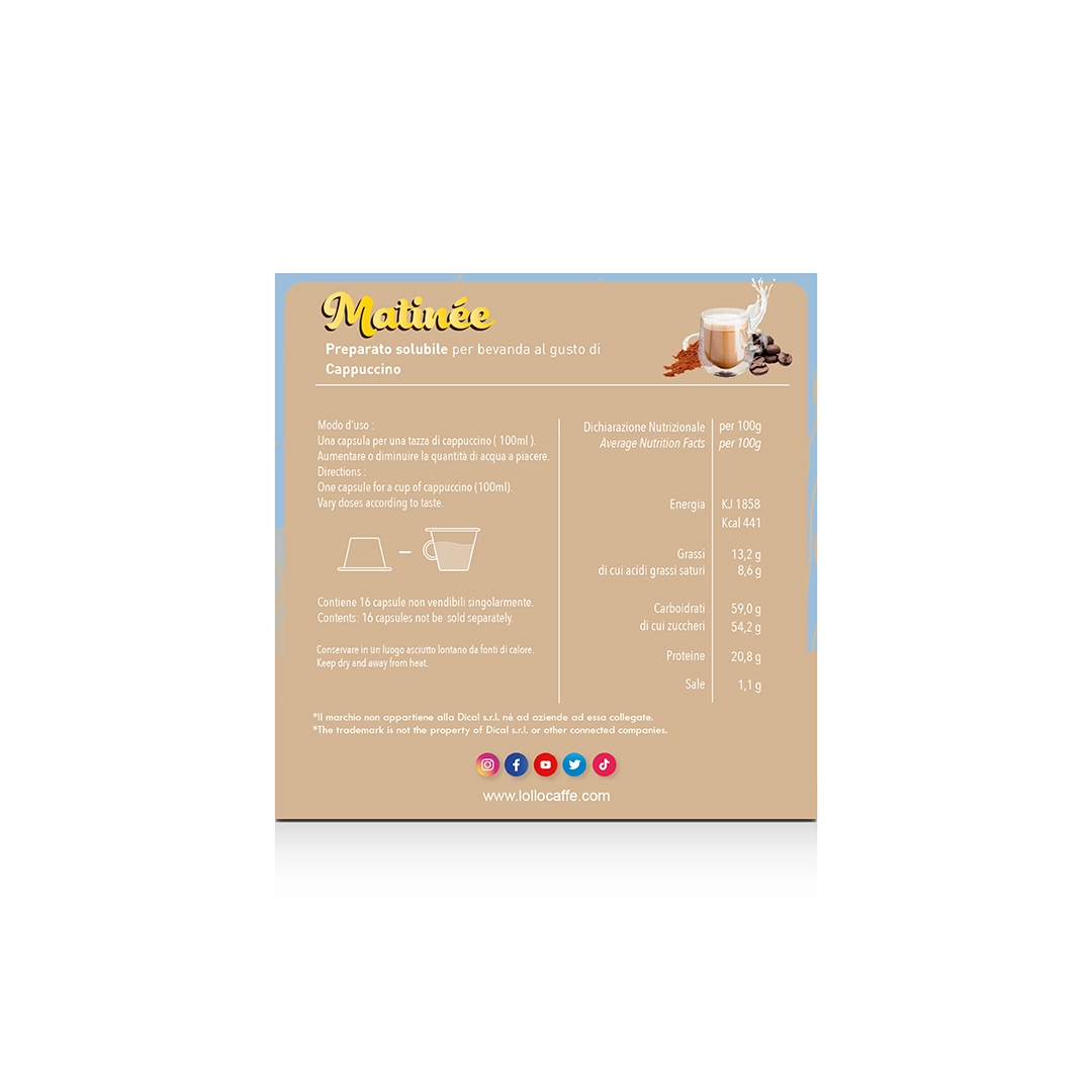 Capsule Compatibili Nescafè Dolce Gusto Cappuccino Lollo 16