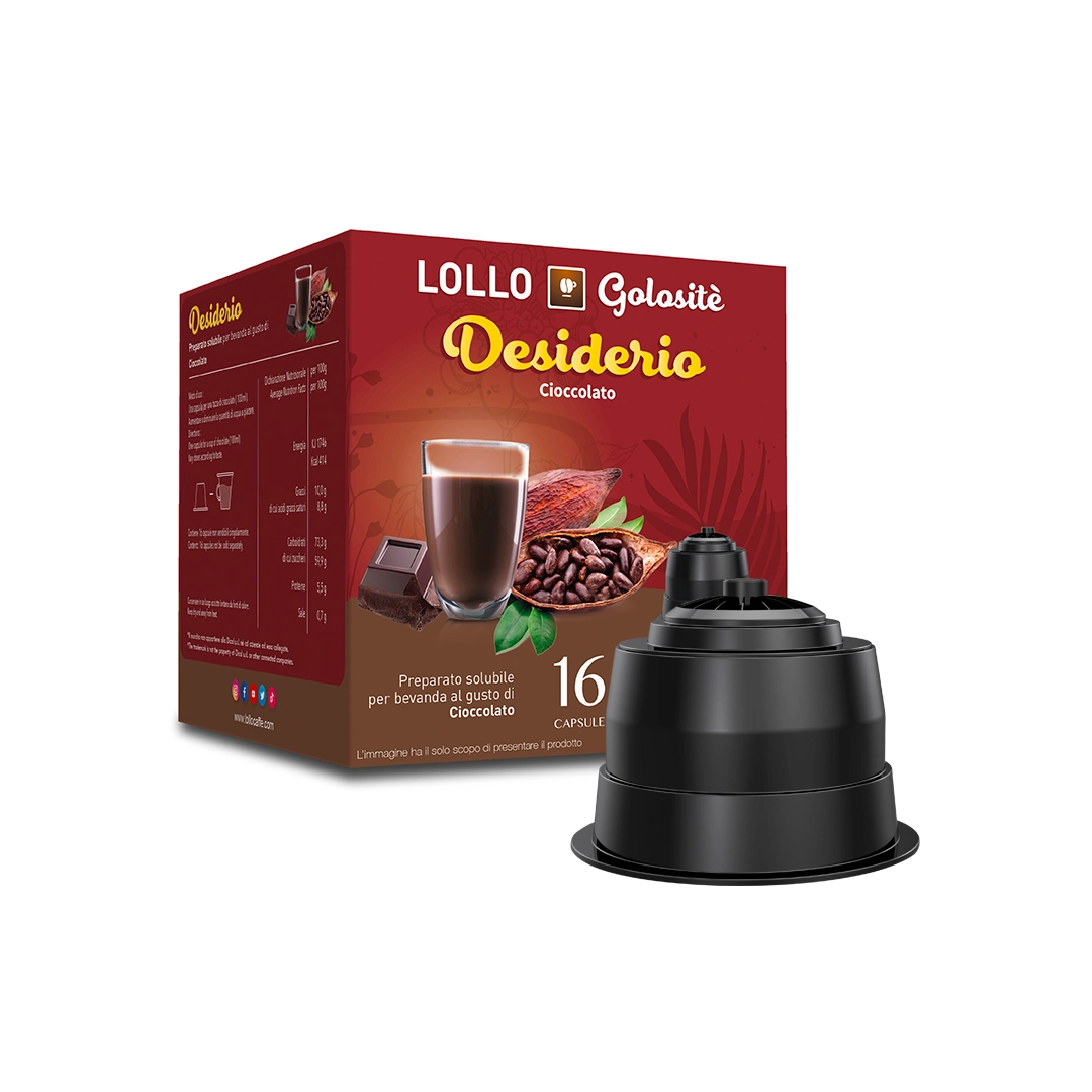Capsule Compatibili Nescafè Dolce Gusto Cioccolato Lollo Caffè 16