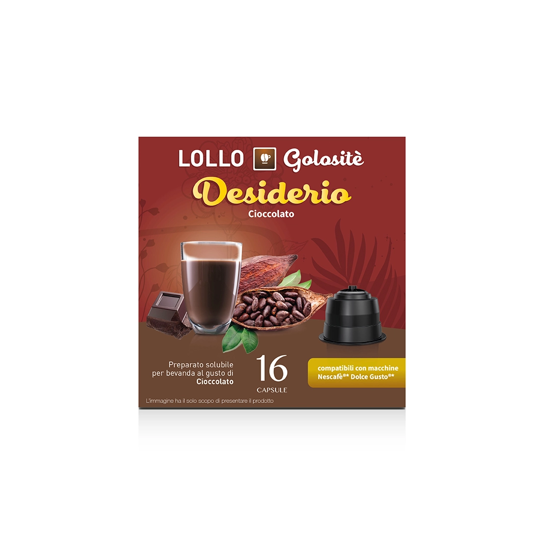 Capsule Compatibili Nescafè Dolce Gusto Cioccolato Lollo Caffè 16