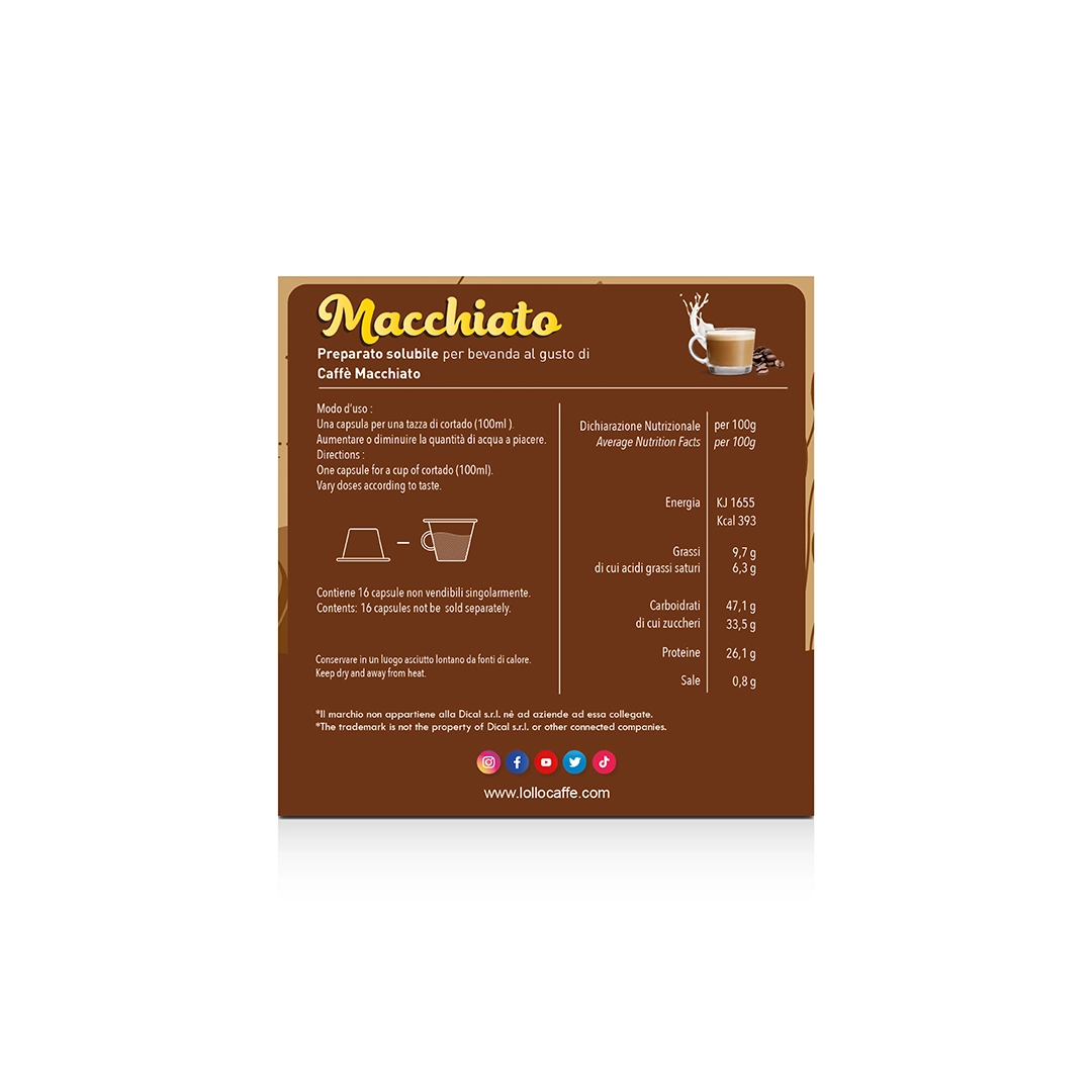 Capsule Compatibili Nescafè Dolce Gusto Cortado Lollo 16