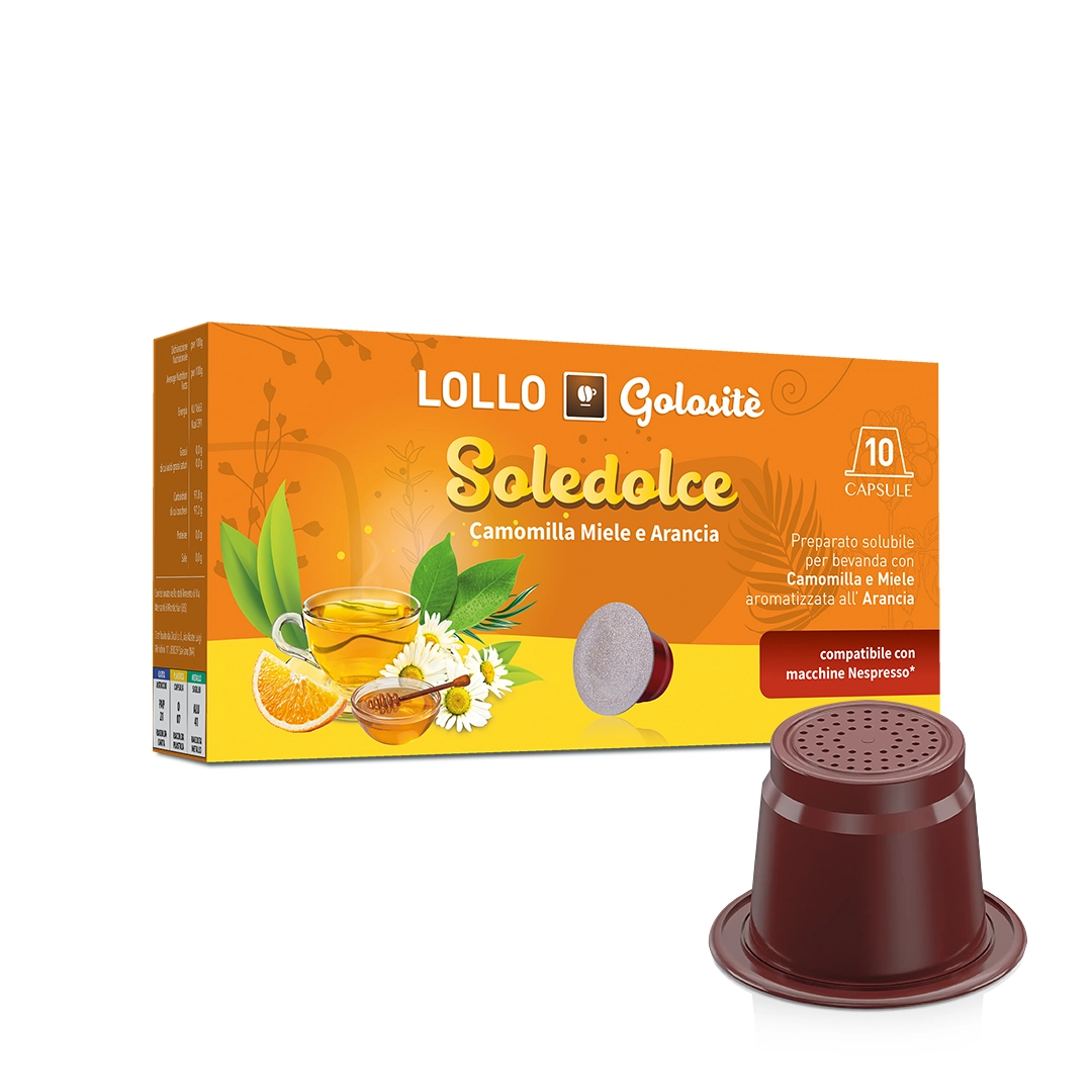 Capsule Lollo Camomilla Arancia e Miele compatibili Nespresso 10