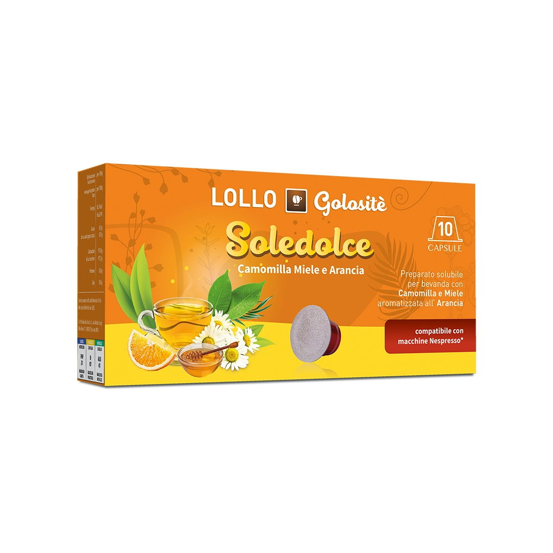 Capsule Lollo Camomilla Arancia e Miele compatibili Nespresso 10