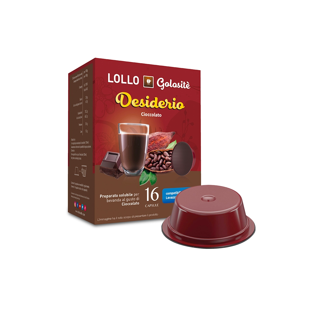 Capsule Lollo Caffè Cioccolato Passione Mio compatibili Lavazza A Modo Mio 16