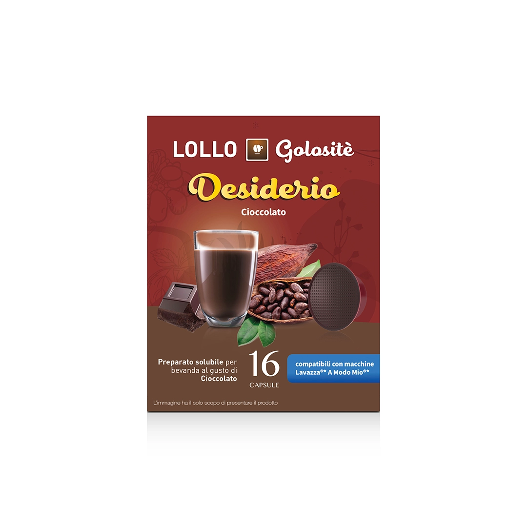 Capsule Lollo Caffè Cioccolato Passione Mio compatibili Lavazza A Modo Mio 16