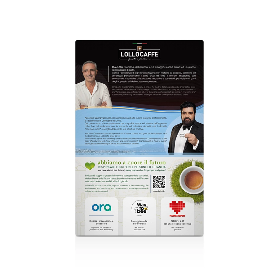 Capsule Lollo Caffè Classico compatibili Lavazza Espresso Point 100