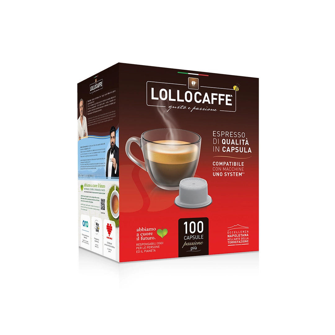 Capsule Lollo Caffè Classico Compatibili Uno System 100