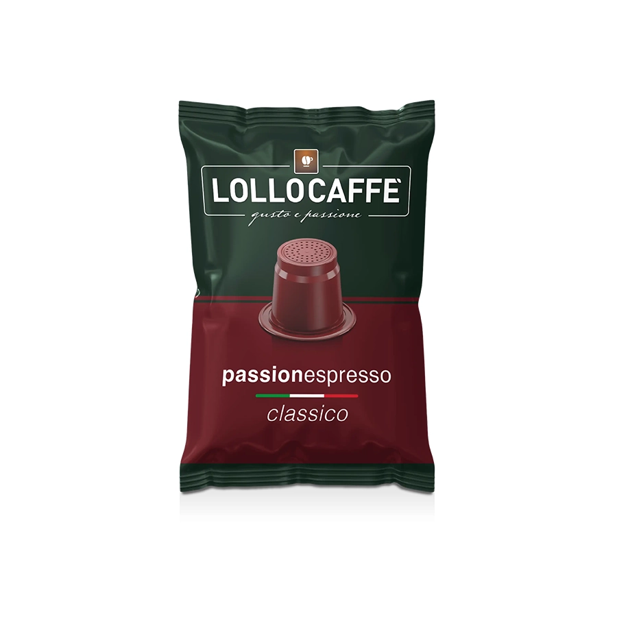 Capsule Lollo Caffè Classico Passionespresso compatibili Nespresso 100