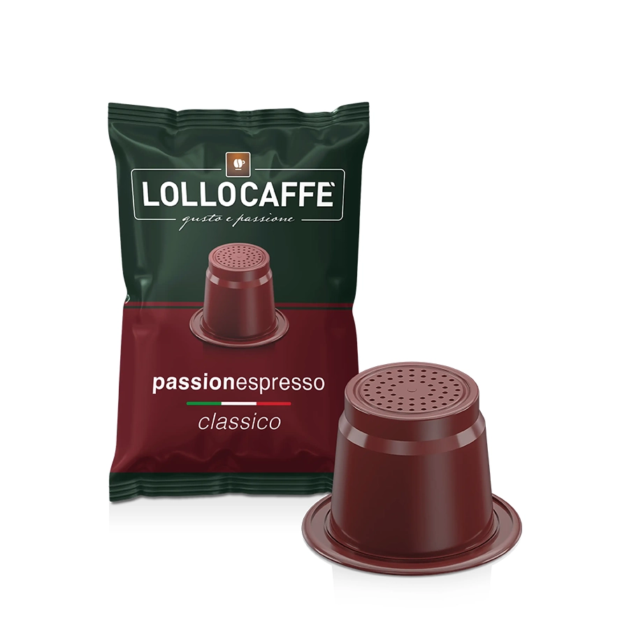 Capsule Lollo Caffè Classico Passionespresso compatibili Nespresso 100