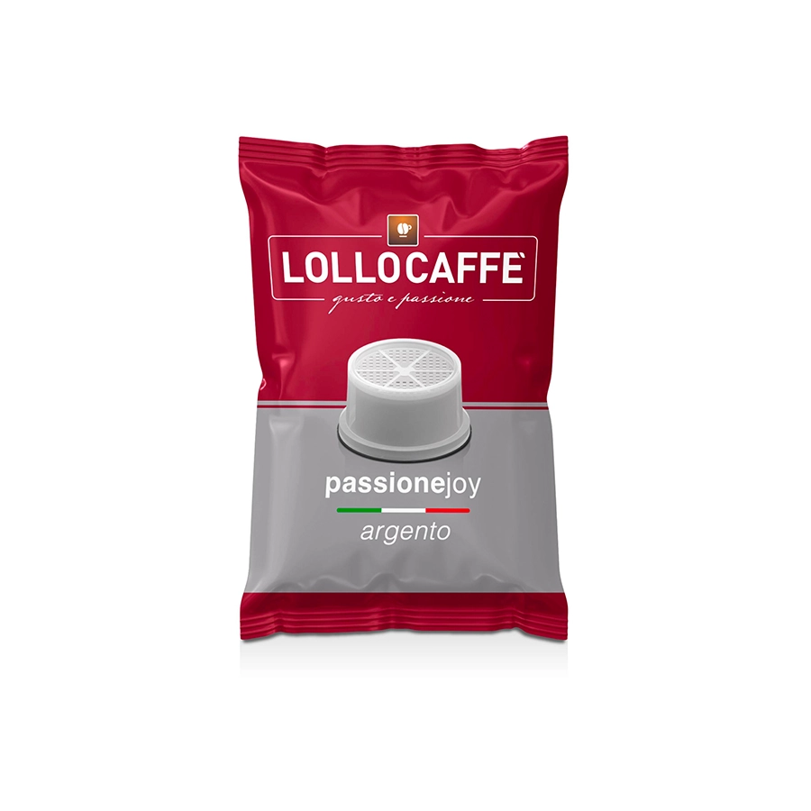 Capsule Lollo Caffè Compatibili Lavazza Espresso Point Argento 100