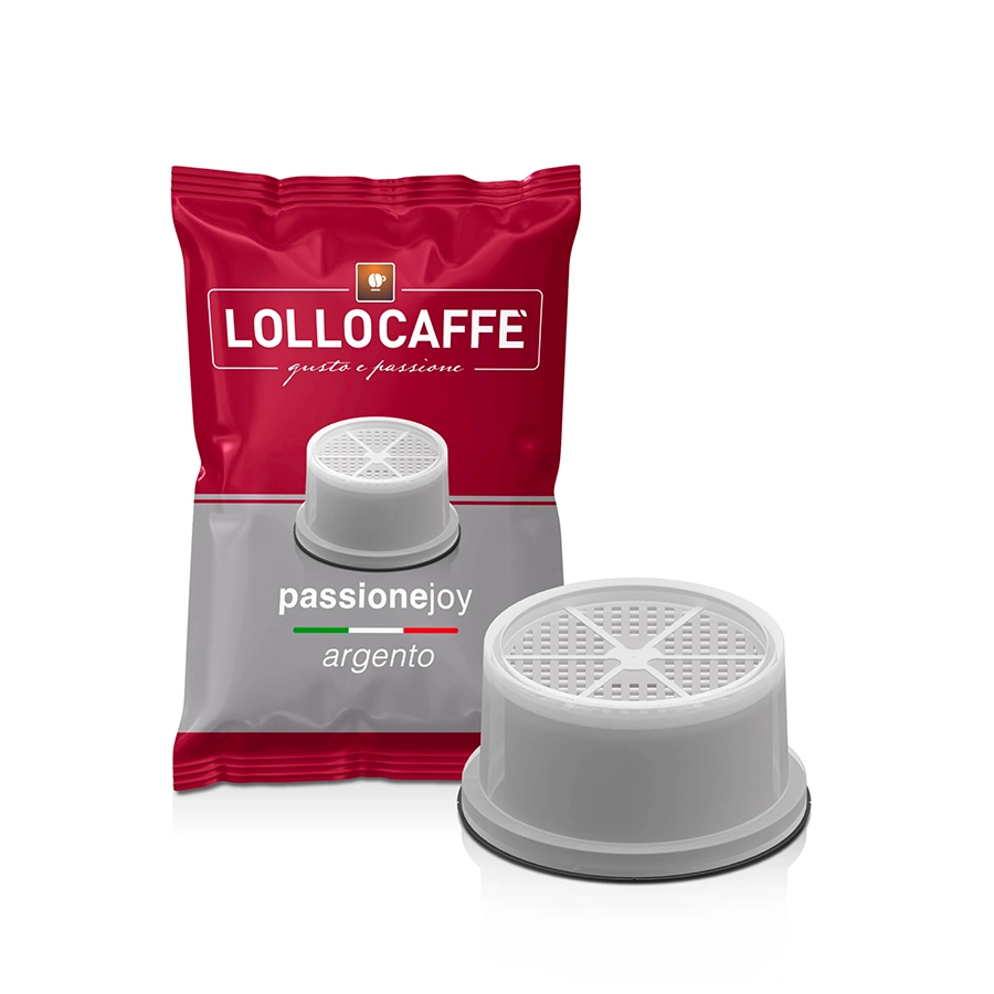 Capsule Lollo Caffè Compatibili Lavazza Espresso Point Argento 100