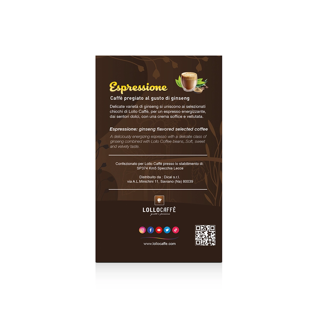Cialde Lollo Caffè Golositè Espressione Ginseng 18