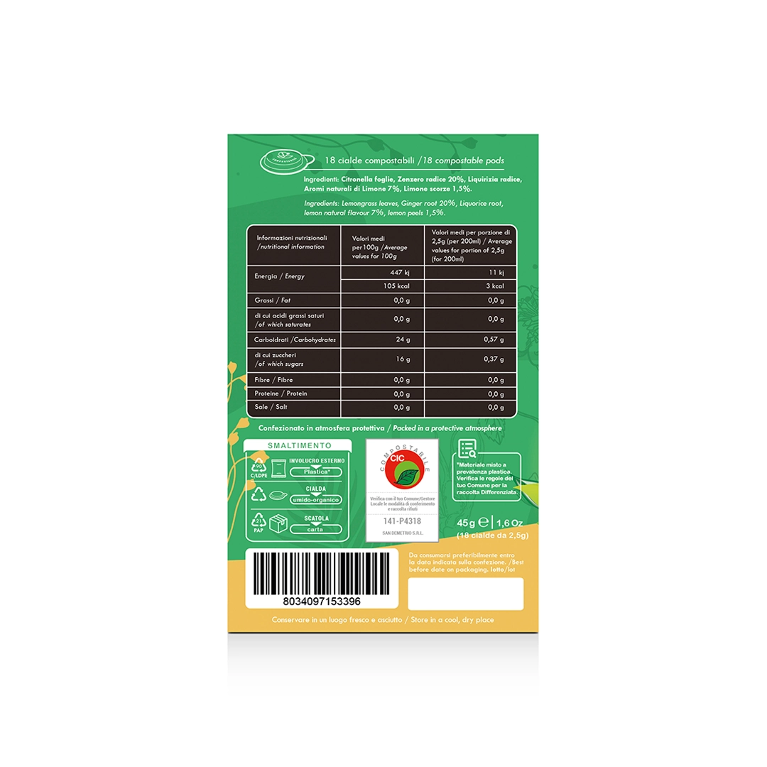 Cialde Lollo Caffè Golositè Oriente Zenzero e Limone 18