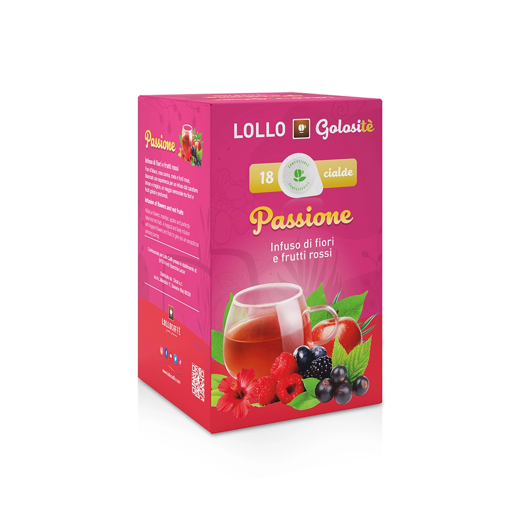 Cialde Lollo Caffè Golositè Passione Frutti Rossi 18