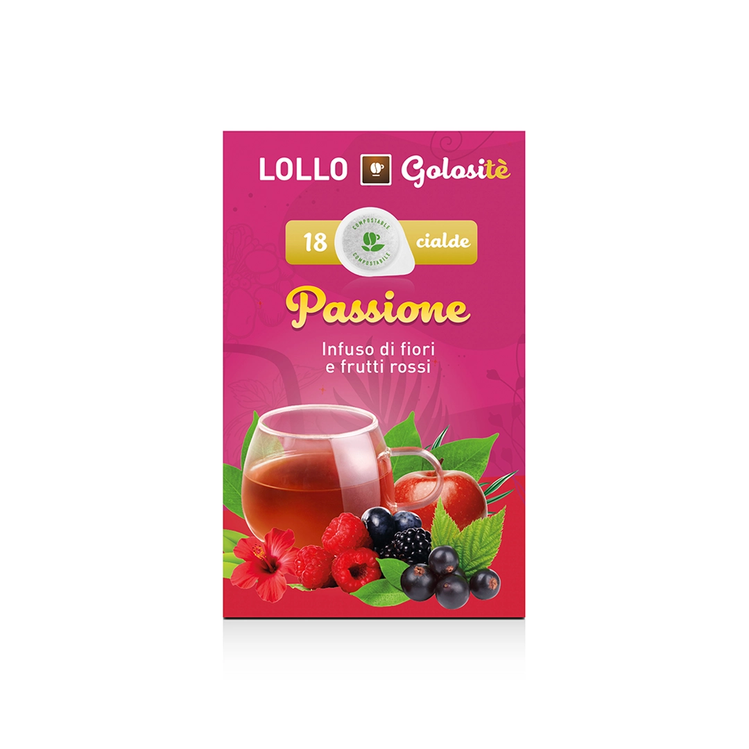 Cialde Lollo Caffè Golositè Passione Frutti Rossi 18