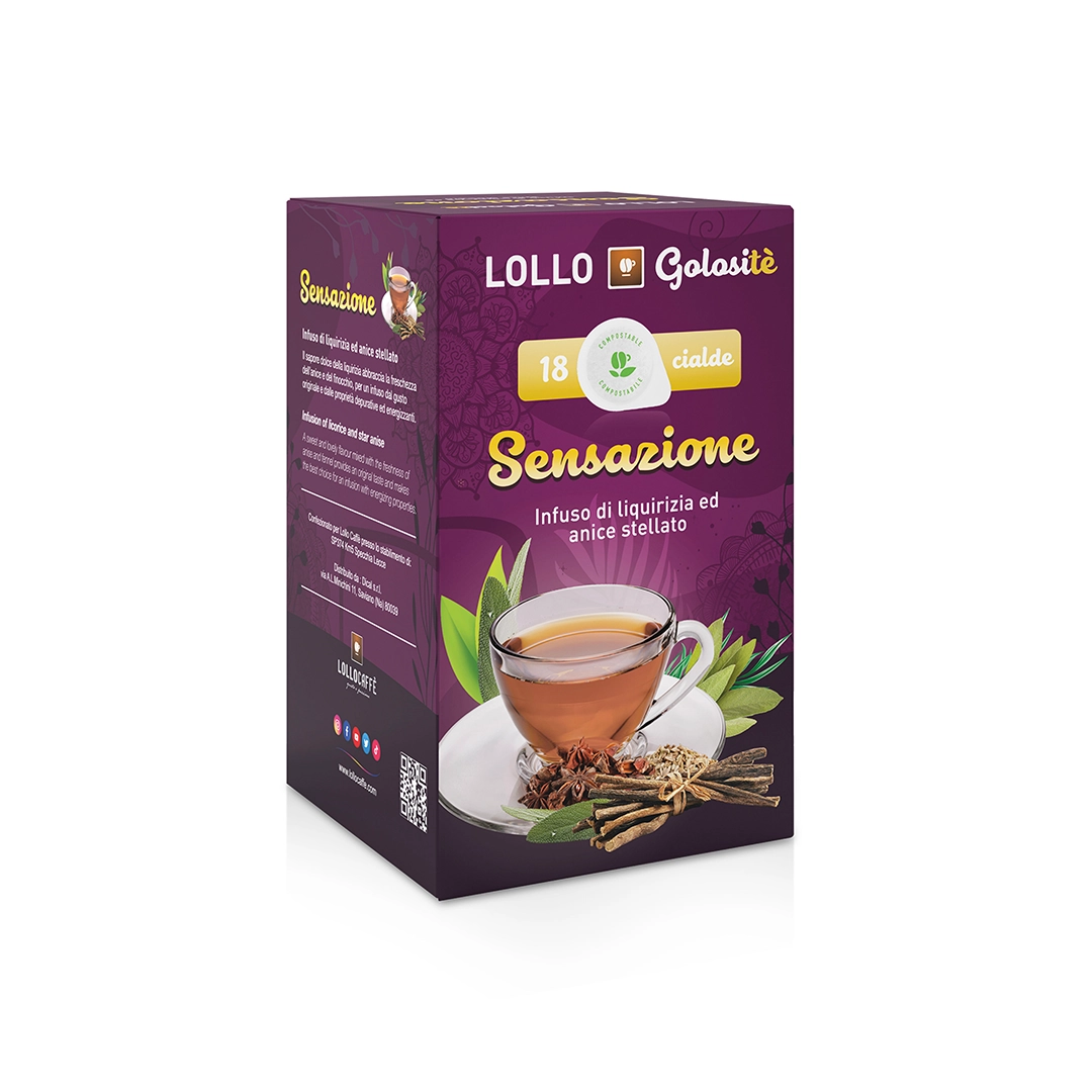 Cialde Lollo Caffè Golositè Sensazione Liquirizia ed Anice Stellato 18