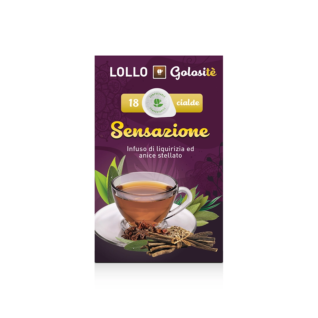 Cialde Lollo Caffè Golositè Sensazione Liquirizia ed Anice Stellato 18