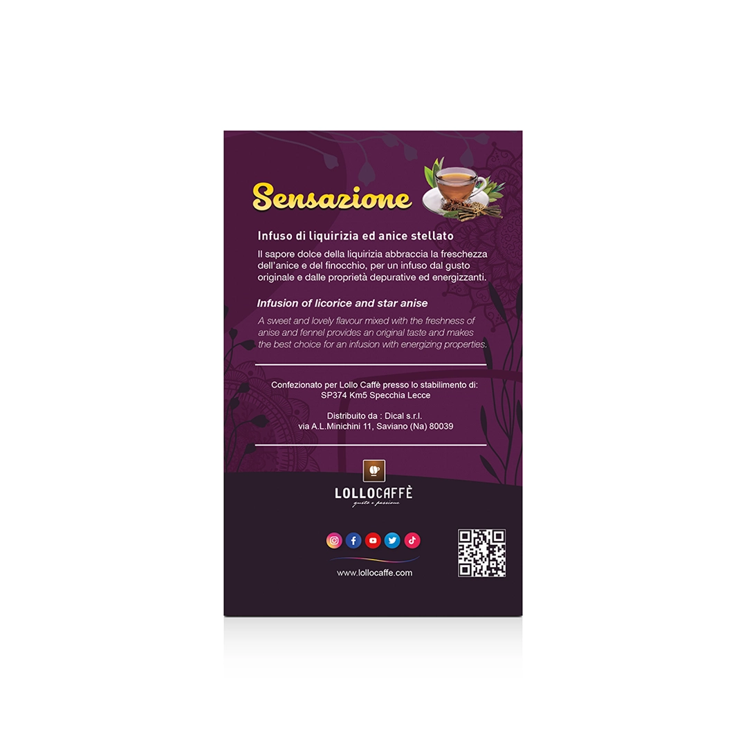 Cialde Lollo Caffè Golositè Sensazione Liquirizia ed Anice Stellato 18