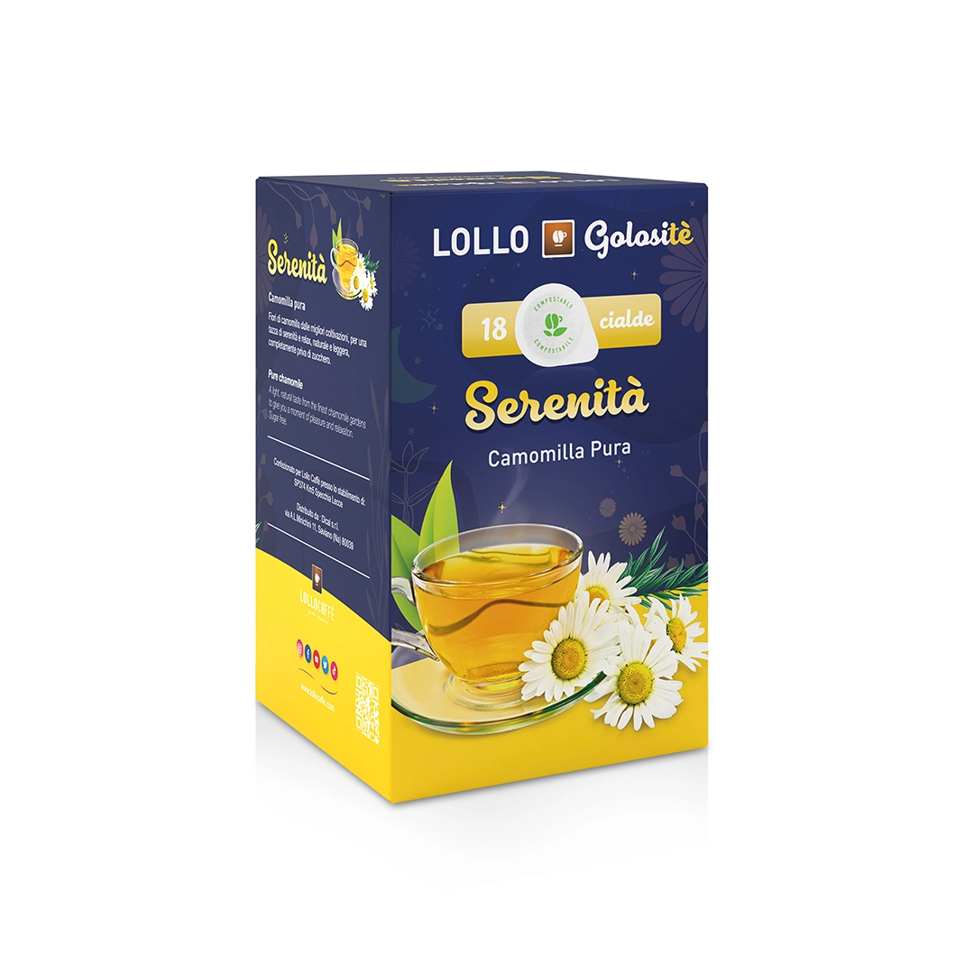 Cialde Lollo Caffè Golositè Serenitè Camomilla Pura 18