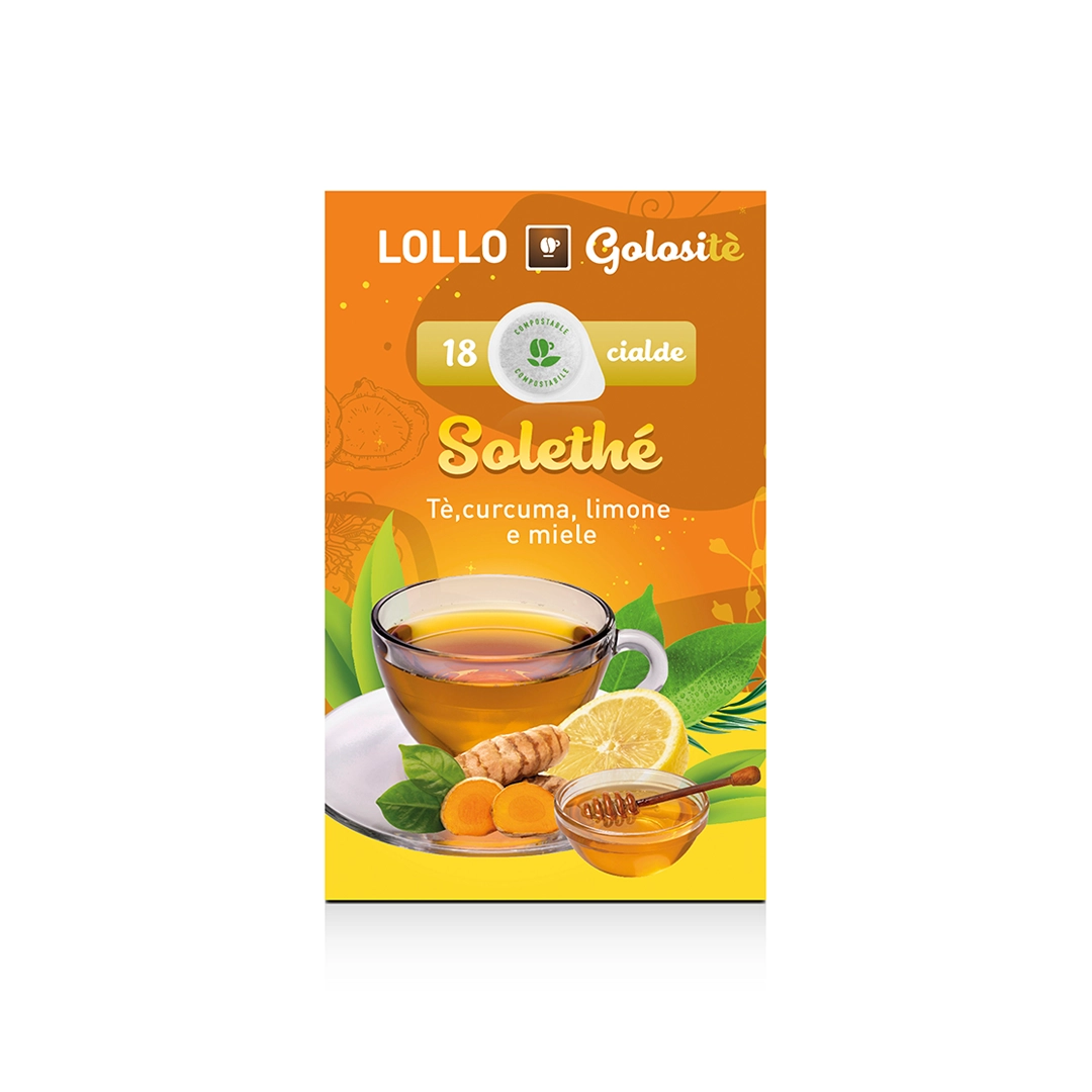 Cialde Lollo Caffè Golositè Solethè Tè Curcuma Limone e Miele 18