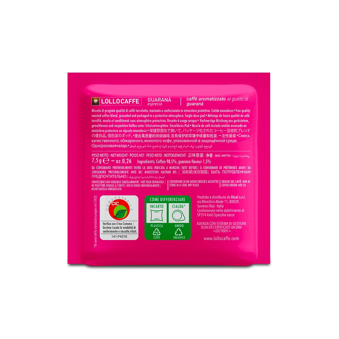 Cialde Lollo Caffè Guaranà 30