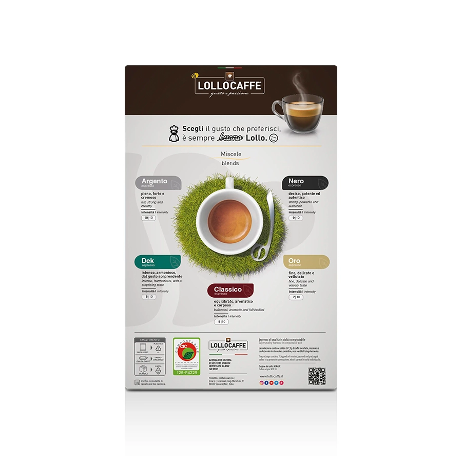 Cialde Lollo Caffè Nero 50