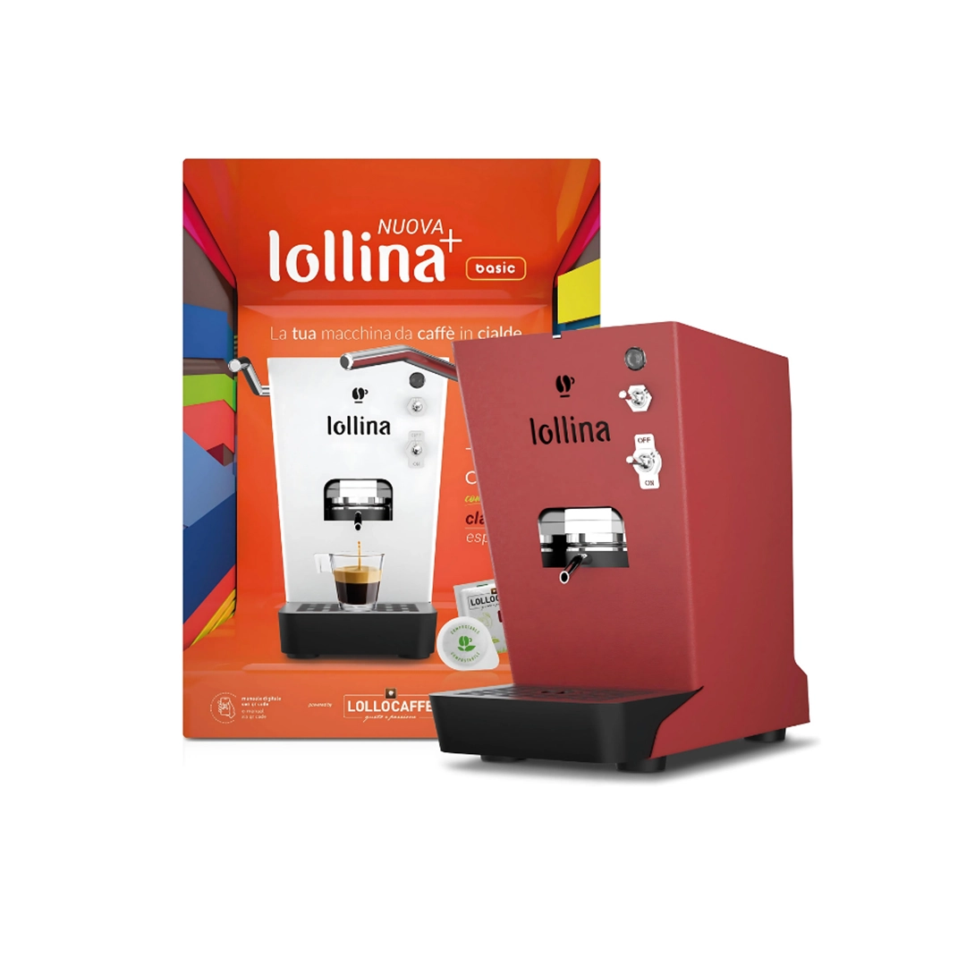 Macchina da Caffè per Cialde Ese Lollina Rossa