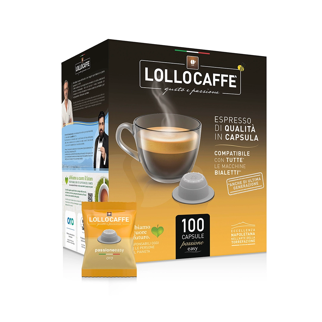 Capsule Lollo Compatibili Bialetti Oro 100