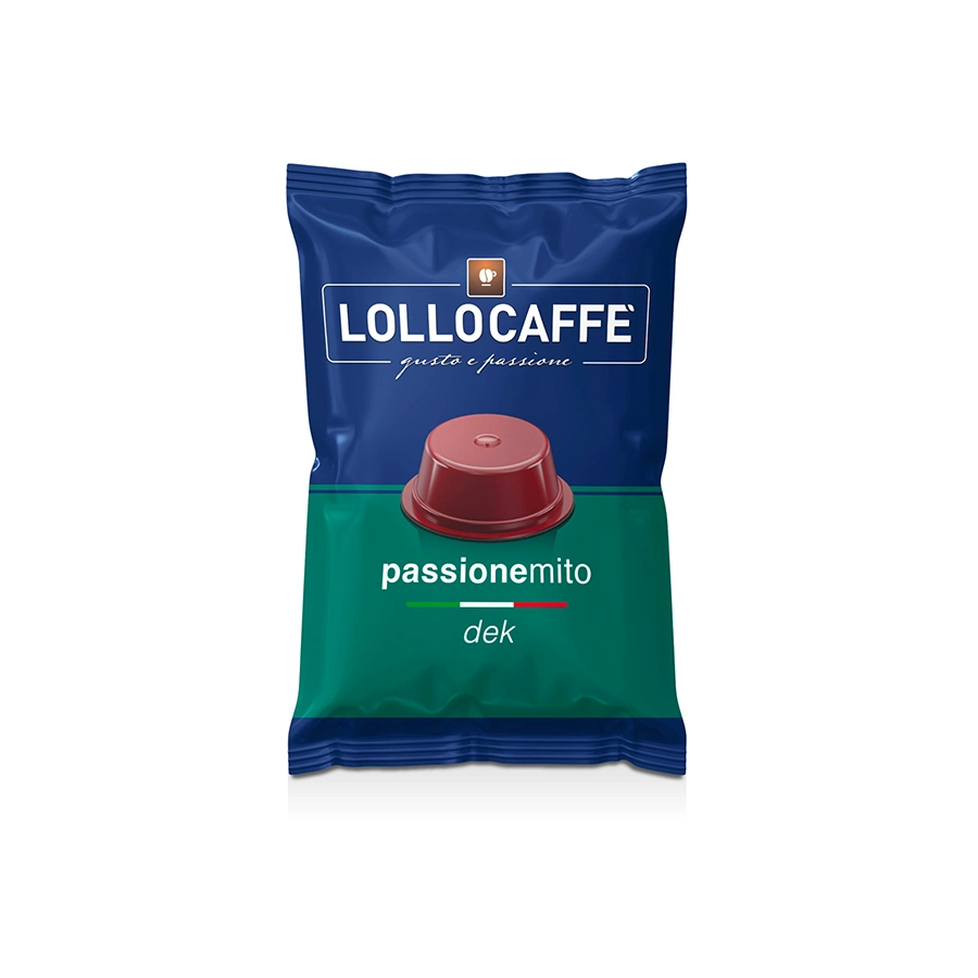 Capsule Lollo Caffè Decaffeinato Passione Mio compatibili Lavazza A Modo Mio 100