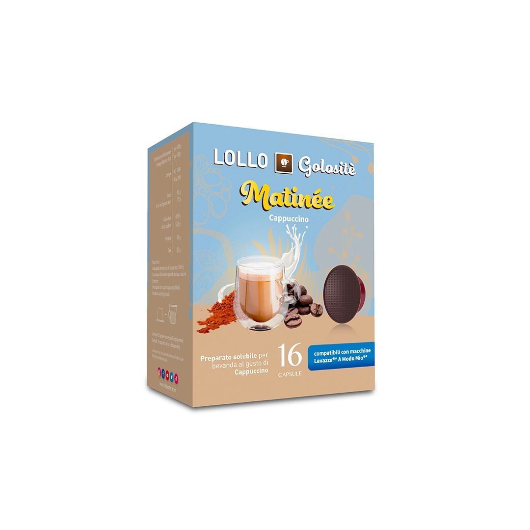 Capsule Lollo Cappuccino Passione Mio compatibili Lavazza A Modo Mio 16