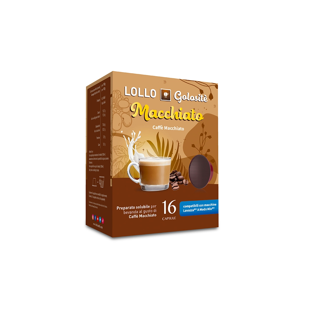 Capsule Lollo Cortado Compatibili Lavazza A Modo Mio 16