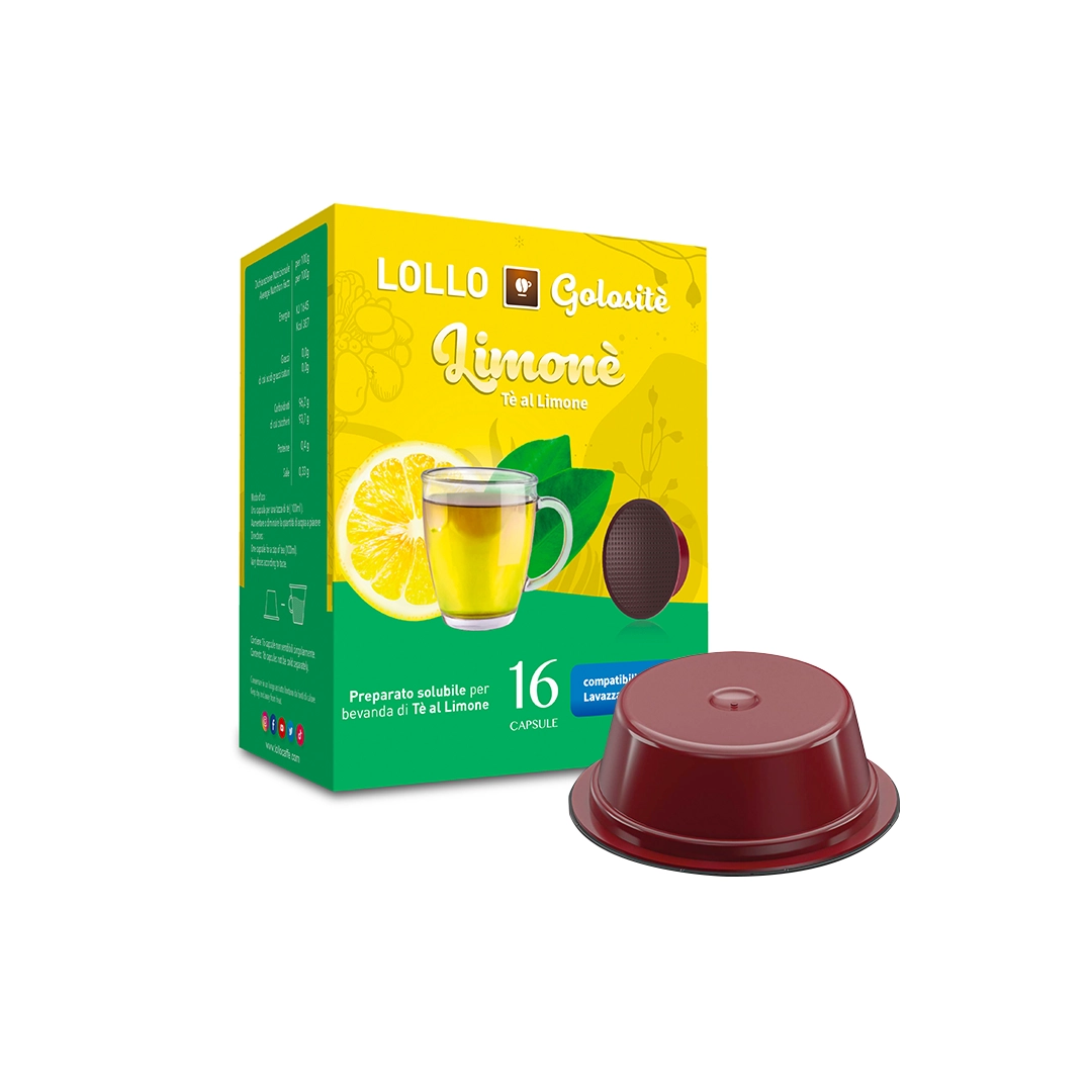 Capsule Lollo Caffè The Limone Passione Mio compatibili Lavazza A Modo Mio 16