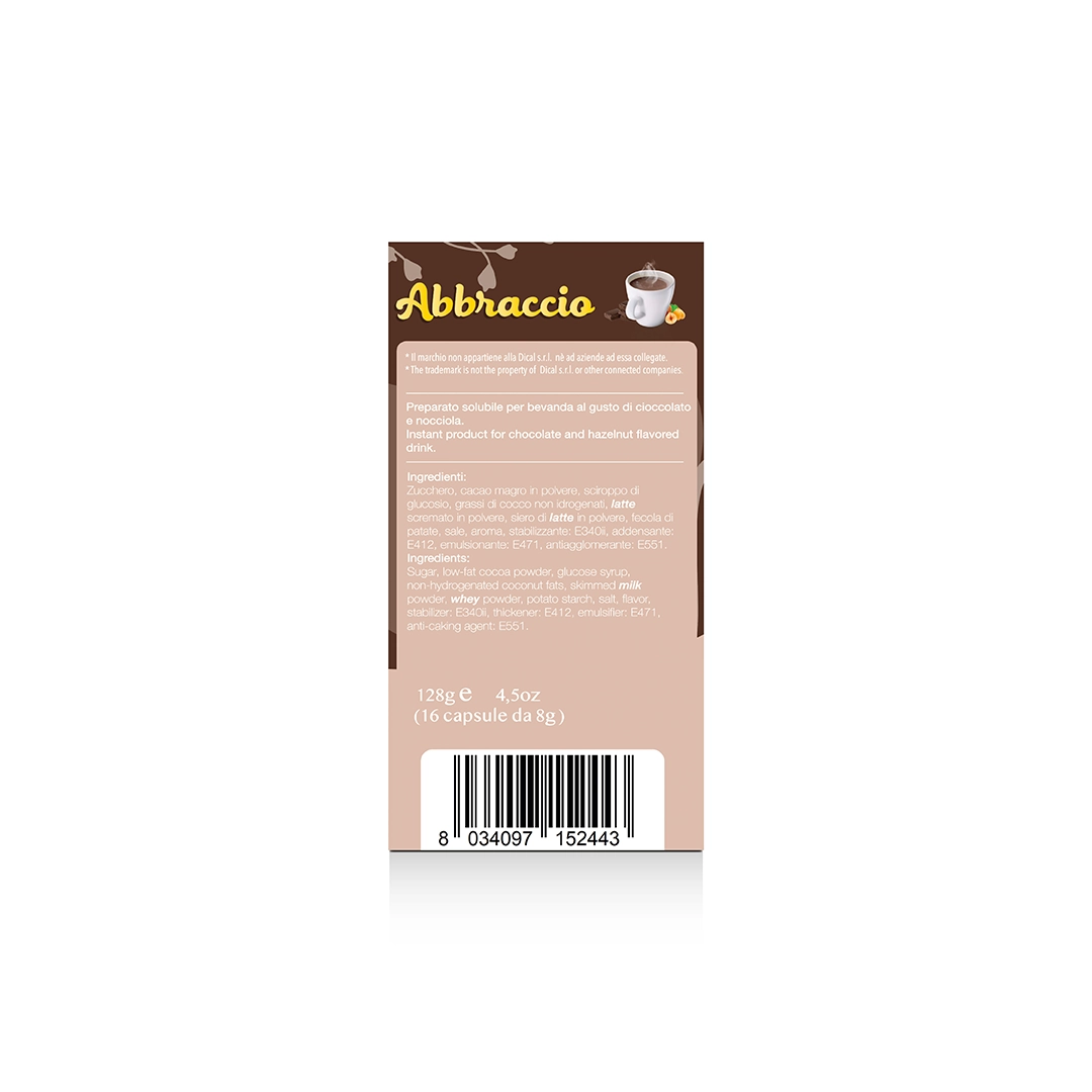 Capsule Lollo Caffè Compatibili Lavazza A Modo Mio Cioccolato e Nocciola Passione Mio 16