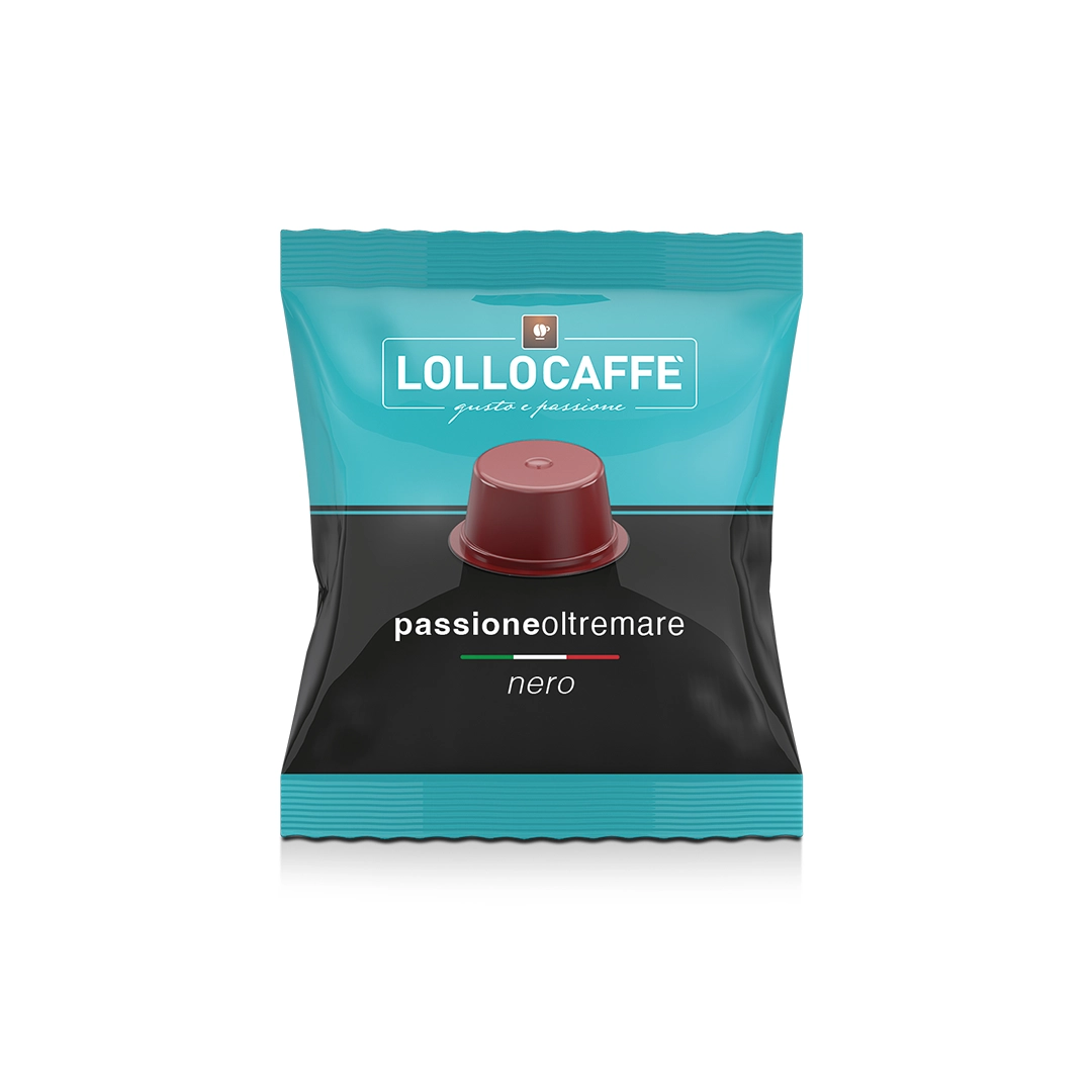 Capsule Lollo Caffè Nero espresso compatibili Lavazza Blue 100