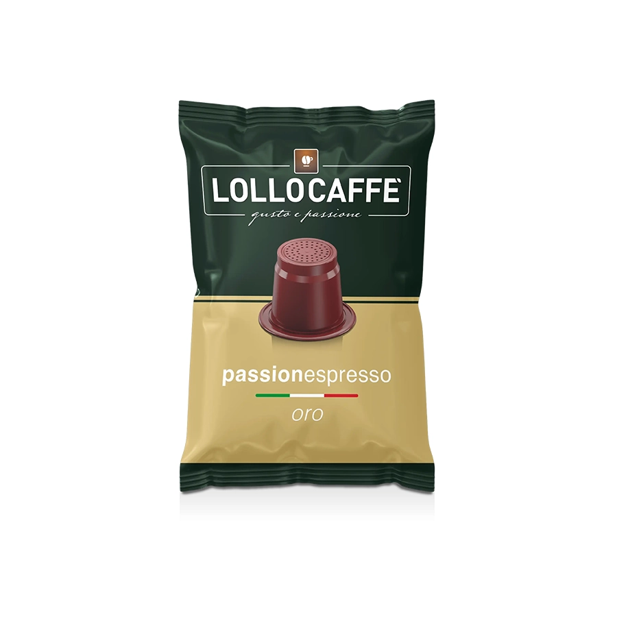 Capsule Lollo Caffè Oro Passionespresso compatibili Nespresso 100