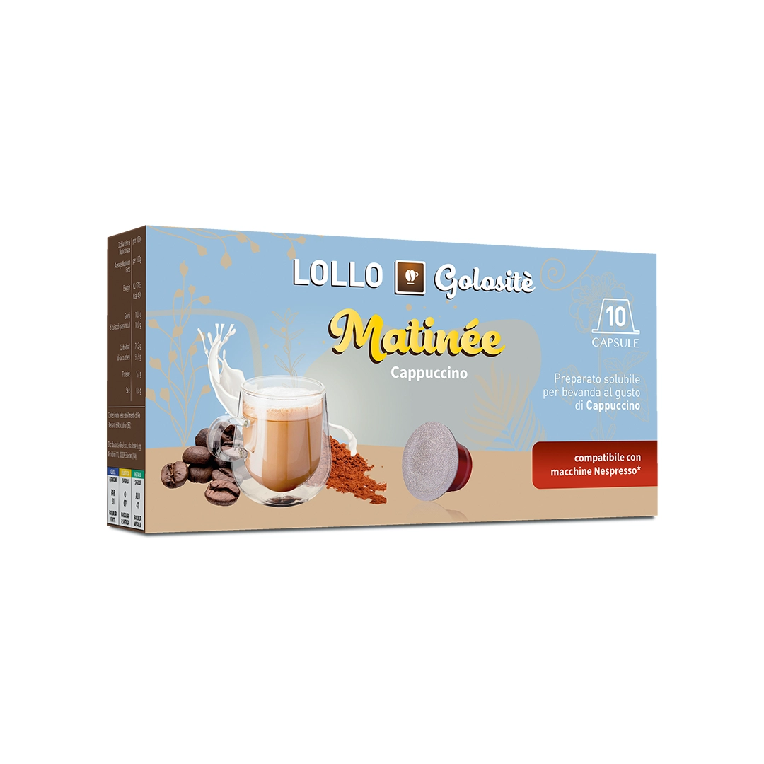 Capsule Lollo Cappuccino Compatibili Nespresso 10
