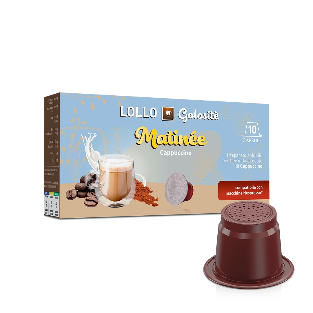 Capsule Lollo Cappuccino Compatibili Nespresso 10