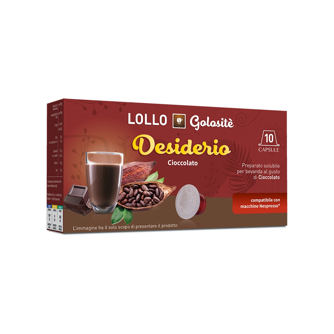Capsule Lollo Cioccolato Compatibili Nespresso 10