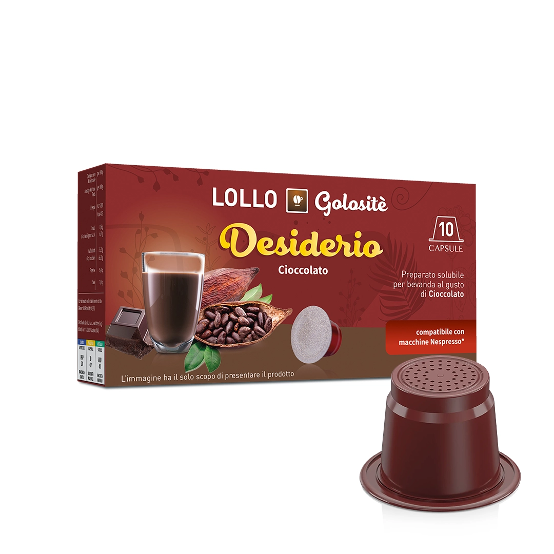Capsule Lollo Cioccolato Compatibili Nespresso 10