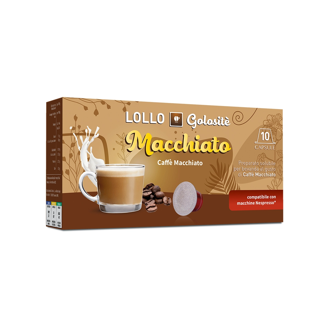 Capsule Lollo Cortado Compatibili Nespresso 10
