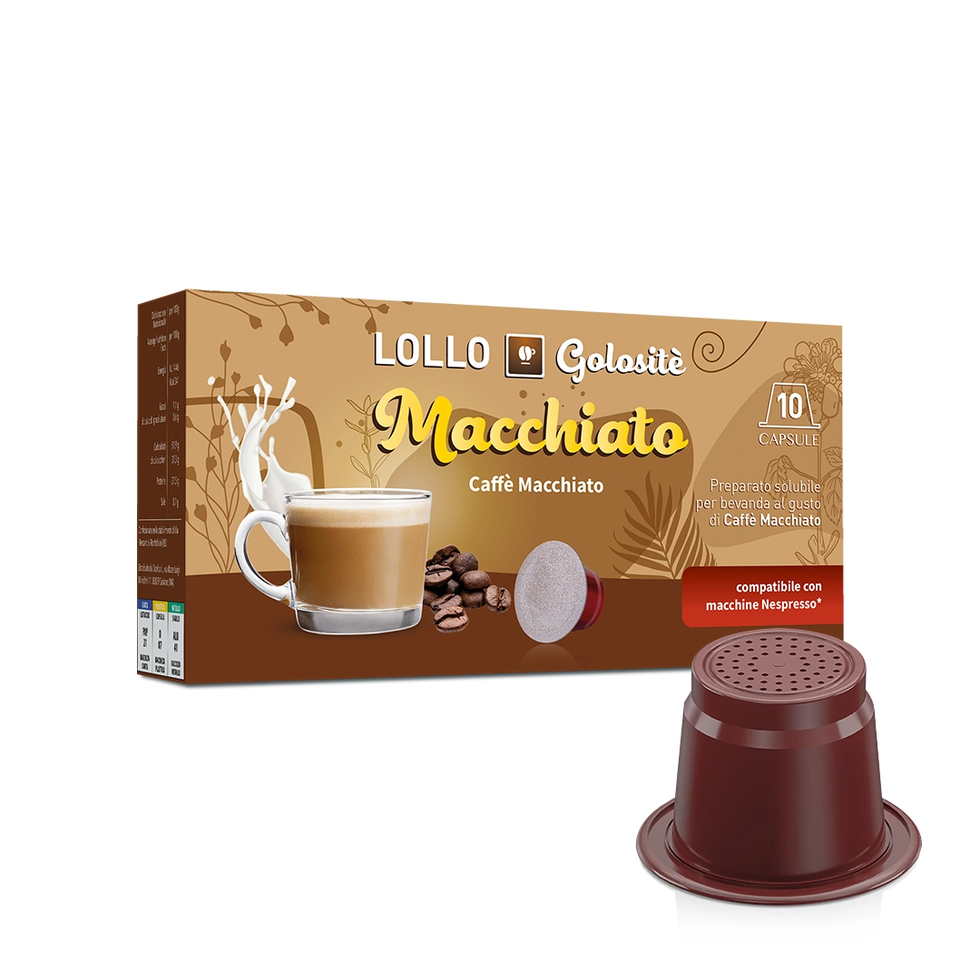Capsule Lollo Cortado Compatibili Nespresso 10
