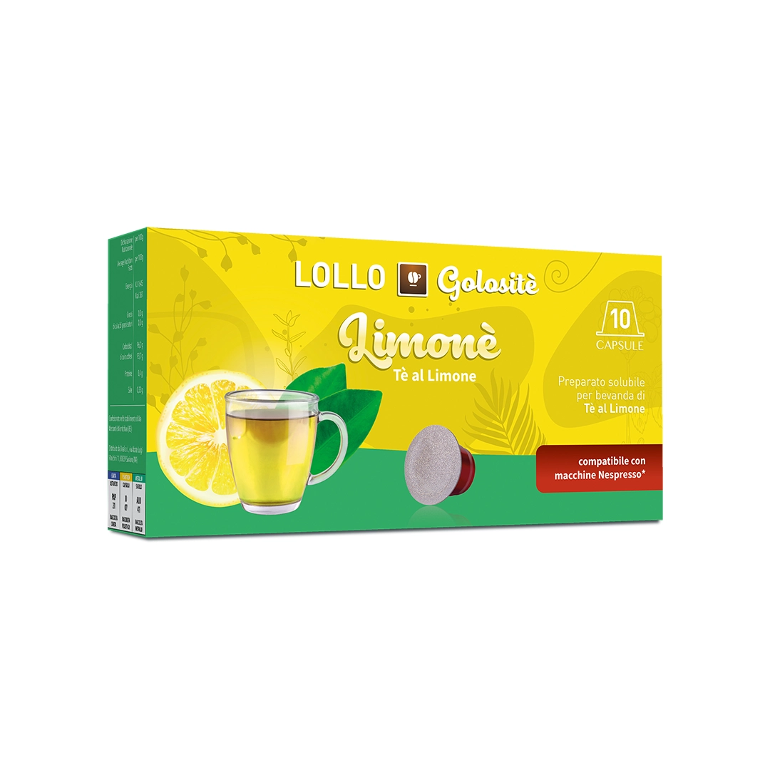 Capsule Lollo Tè Limone compatibili Nespresso 10