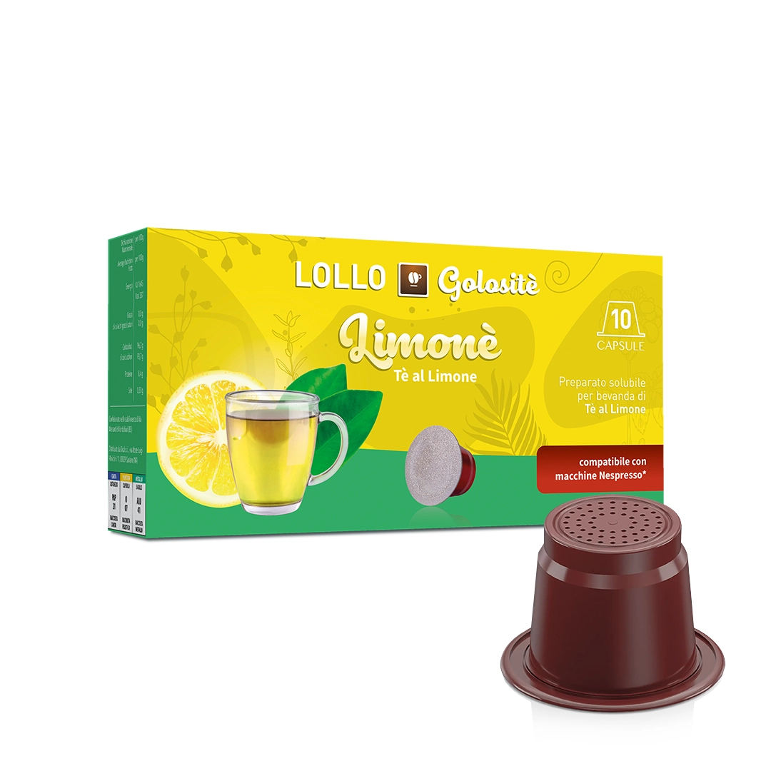 Capsule Lollo Tè Limone compatibili Nespresso 10