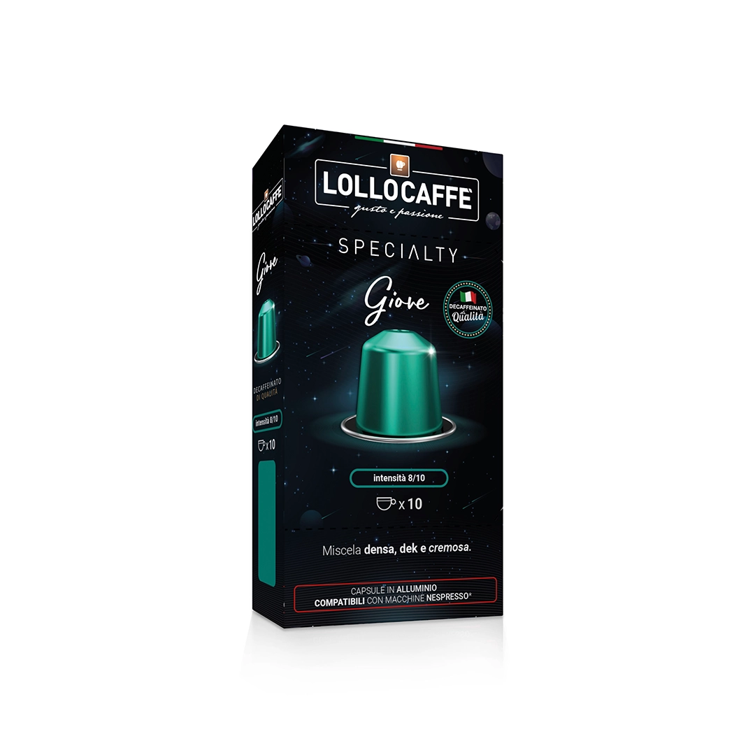 Capsule Lollo Caffè Specialty Giove compatibili Nespresso Alluminio 10