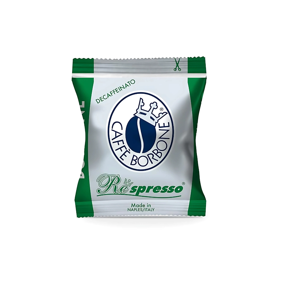 Capsule Caffè Borbone decaffeinato dek Respresso Verde compatibili Nespresso 100