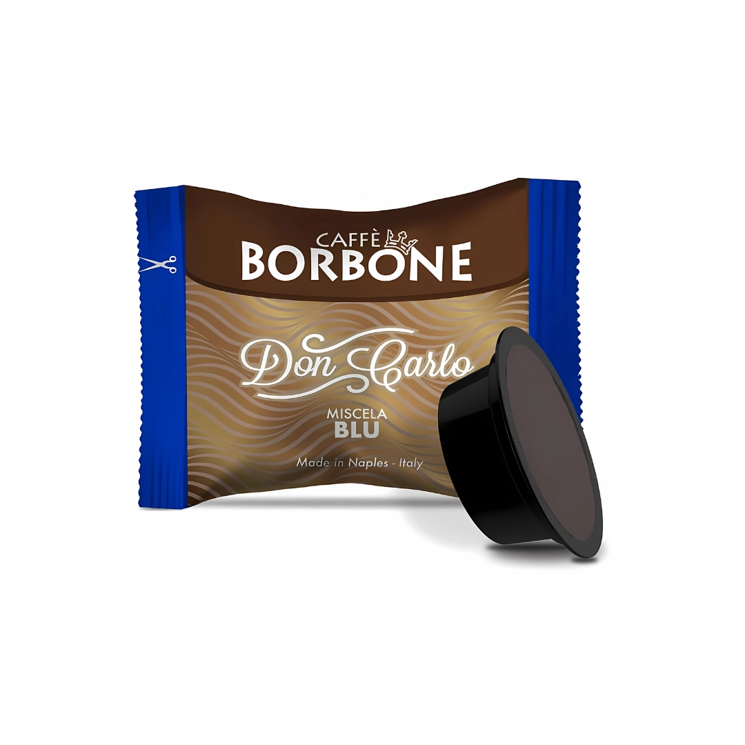 Capsule Caffè Borbone Don Carlo Blu compatibili Lavazza A Modo Mio 100
