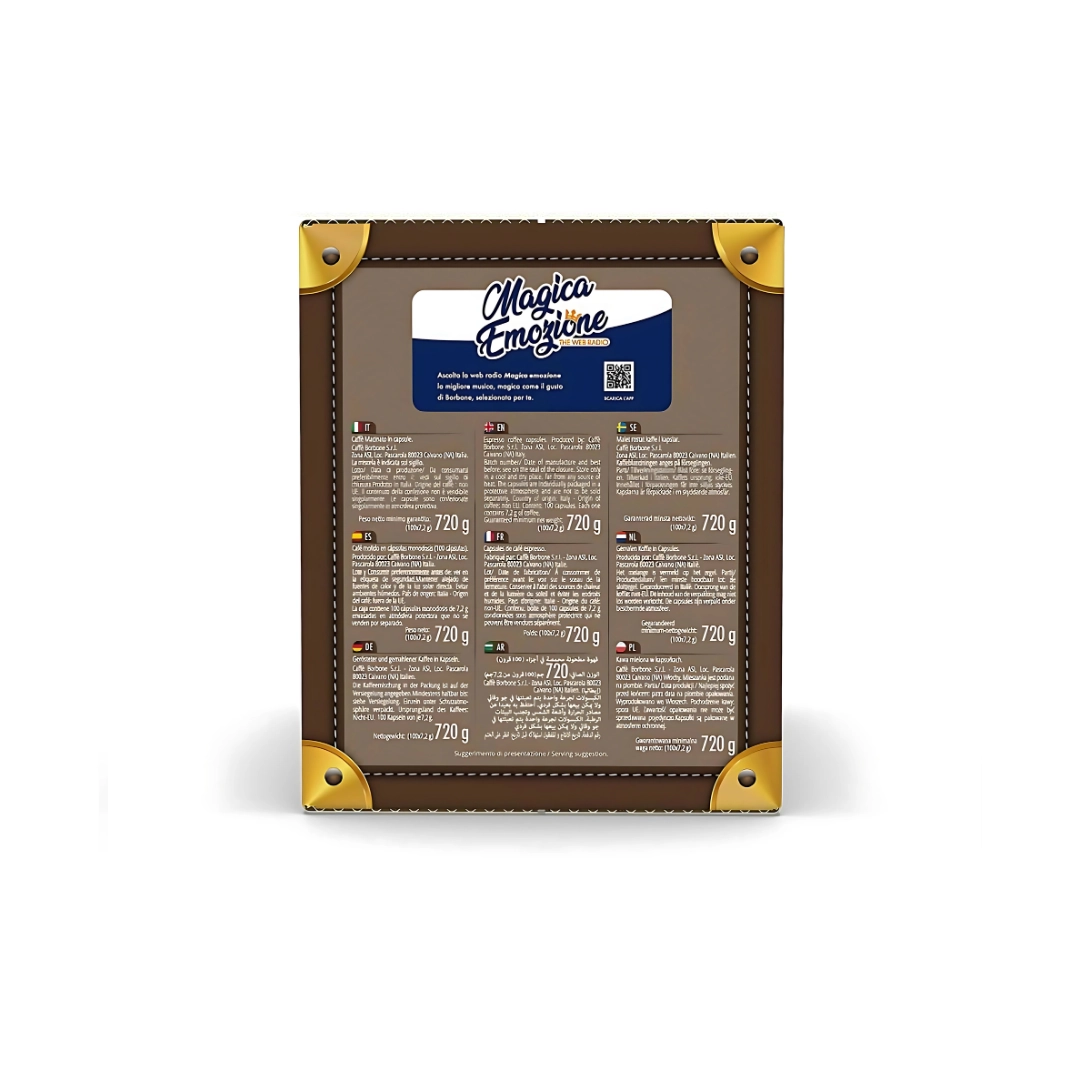 Capsule Caffè Borbone Don Carlo Blu compatibili Lavazza A Modo Mio 100