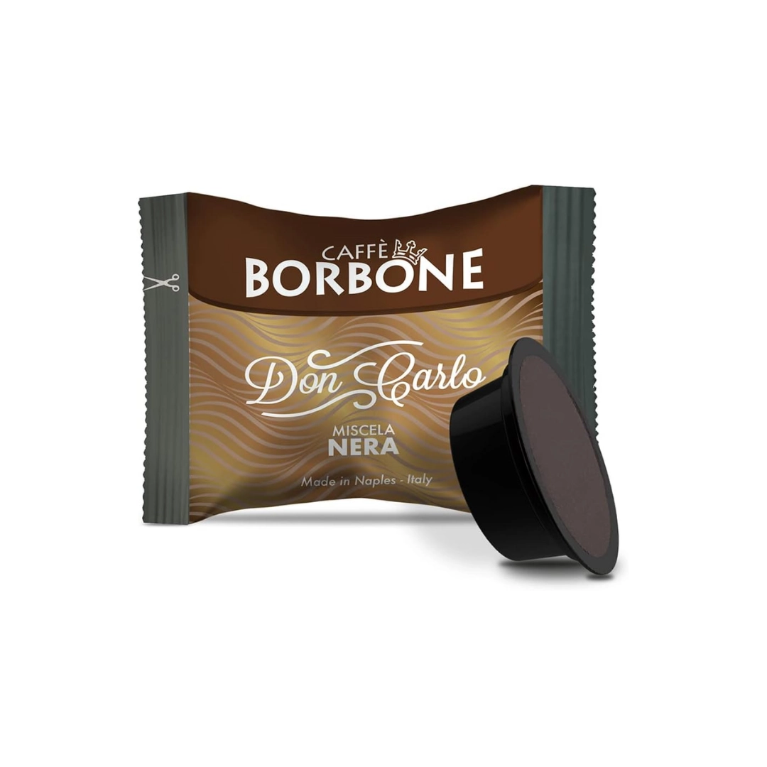 Capsule Caffè Borbone Don Carlo Nero compatibili Lavazza A Modo Mio 100