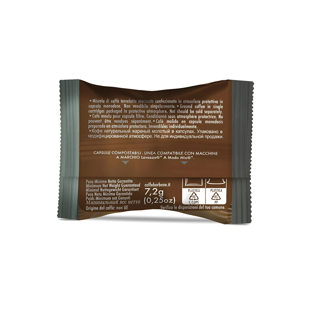 Capsule Caffè Borbone Don Carlo Nero compatibili Lavazza A Modo Mio 100