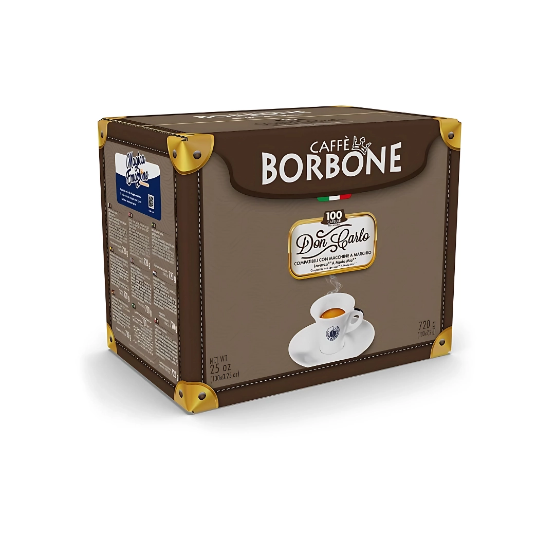 Capsule Caffè Borbone Don Carlo Oro compatibili Lavazza A Modo Mio 100