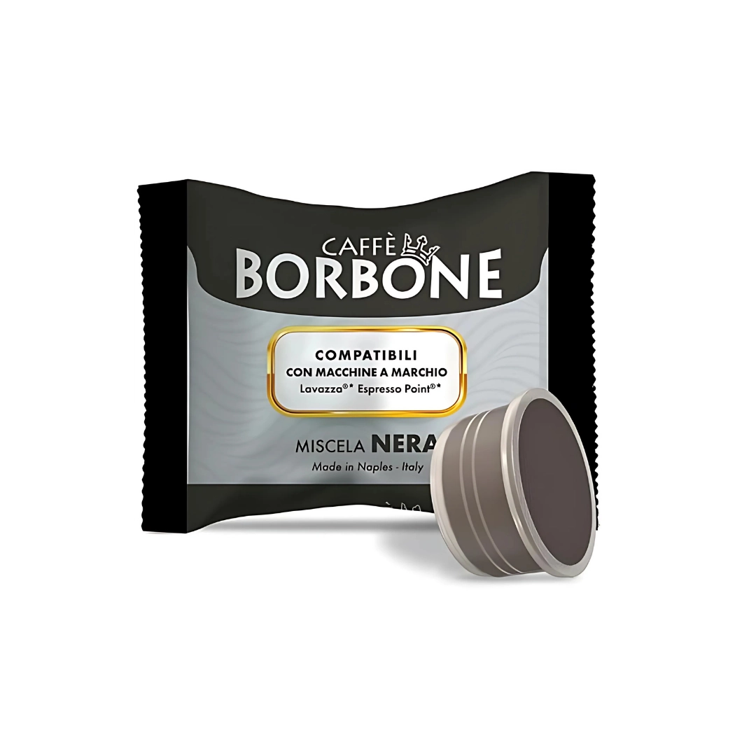 Capsule Caffè Borbone Nero compatibili Lavazza Espresso Point 100